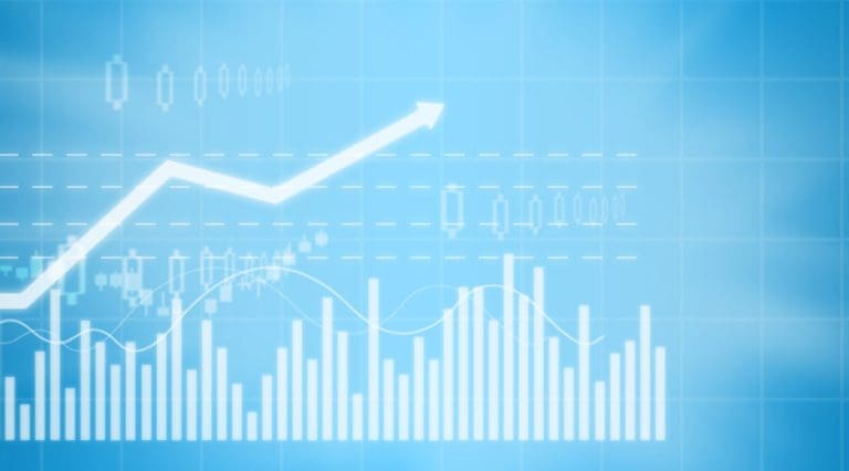 Business stock market background
