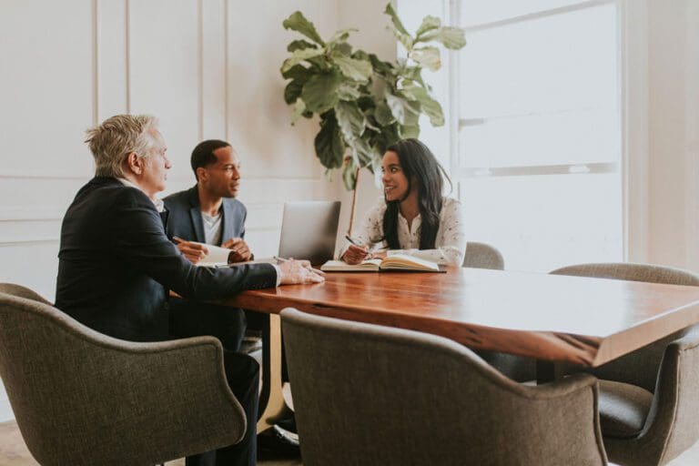 Business team meeting